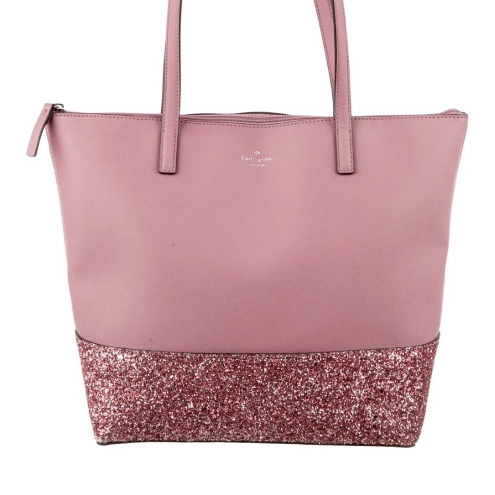 Kate Spade large tote with glitter accent